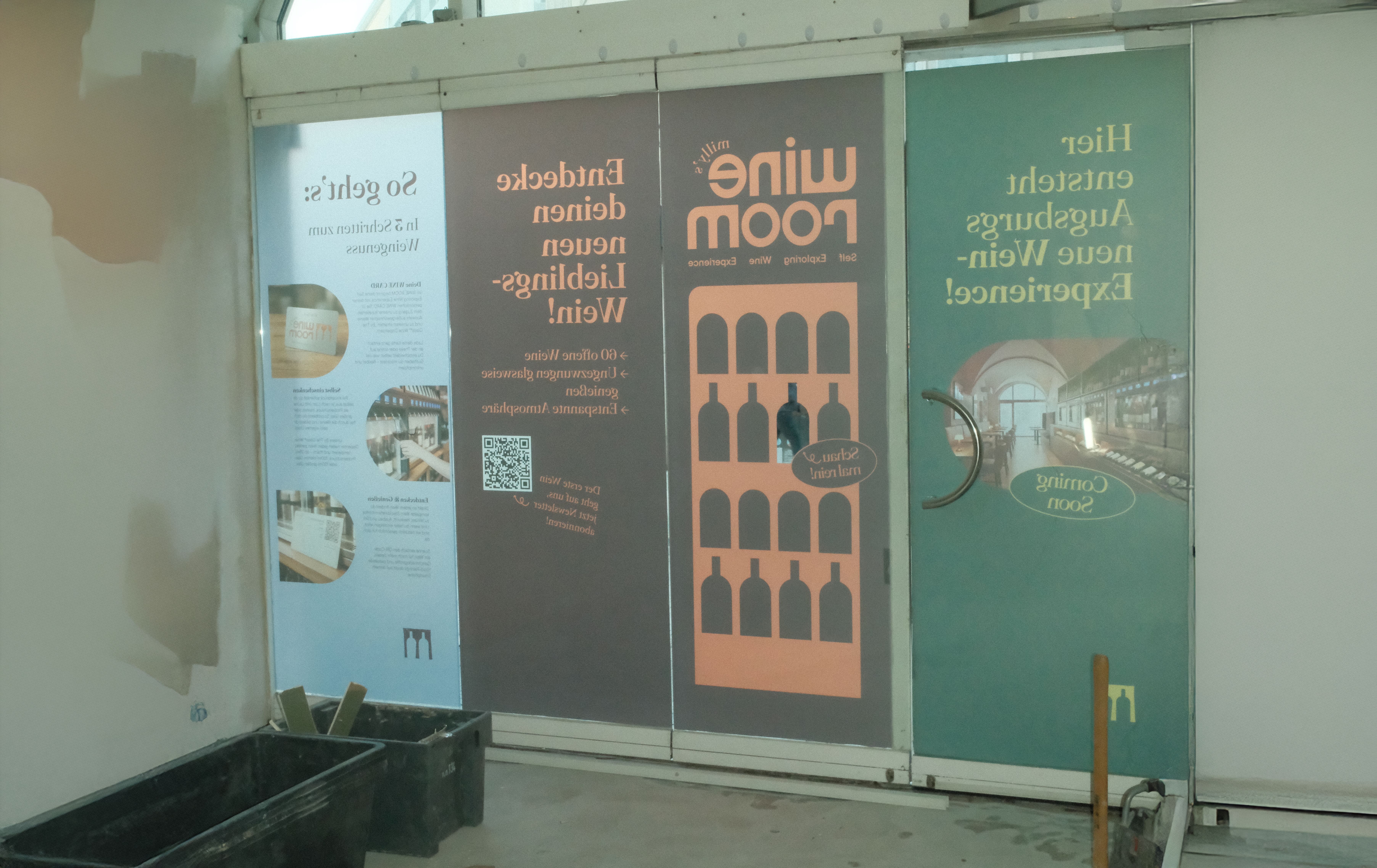 🚧 Der Umbau hat begonnen – Milly’s Wine Room nimmt Form an