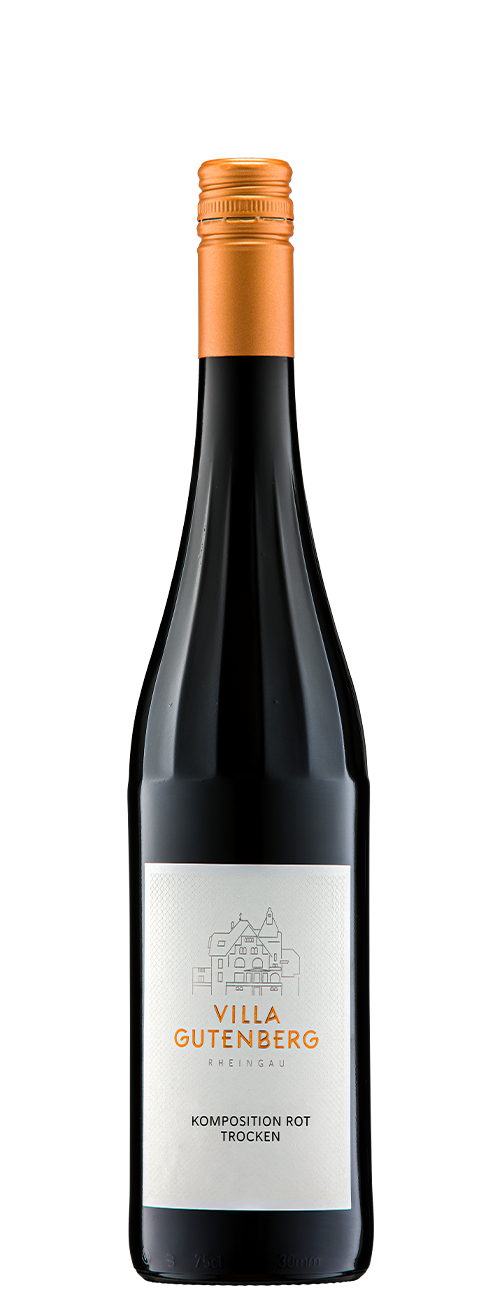 Flasche Komposition Rot 2022, Rotwein