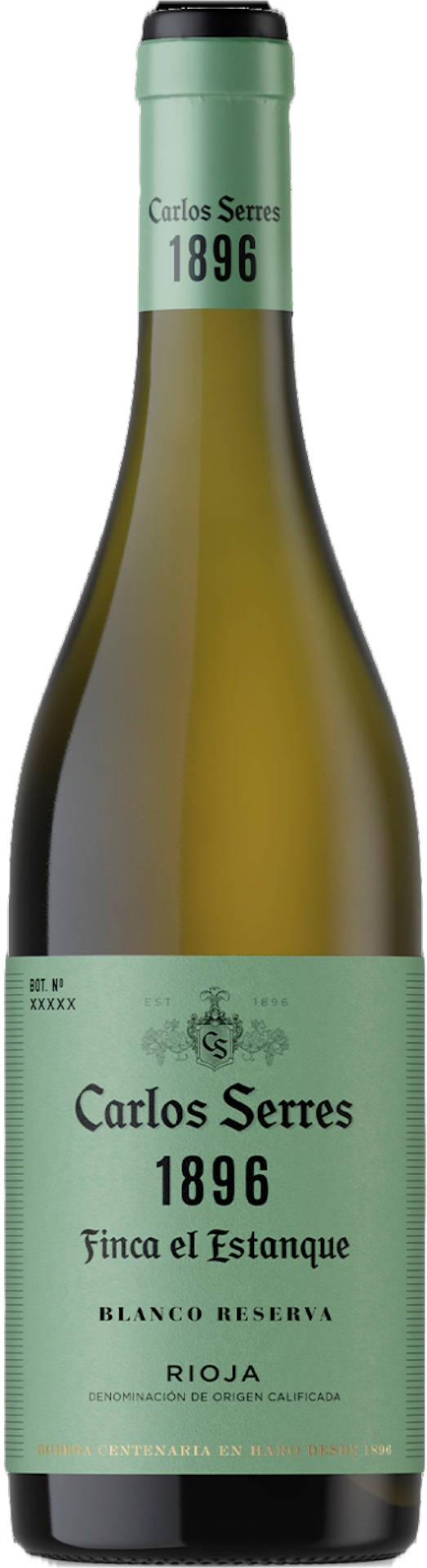 1896 Finca El Estanque Rioja Blanco Reserva Weißwein - Weinflasche bei Wine Room