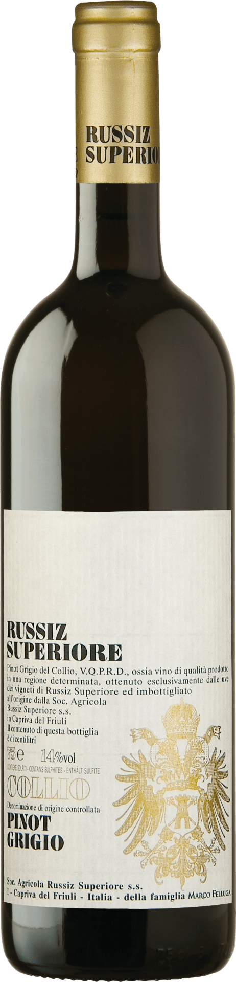 Pinot Grigio Collio Weißwein - Weinflasche bei Wine Room