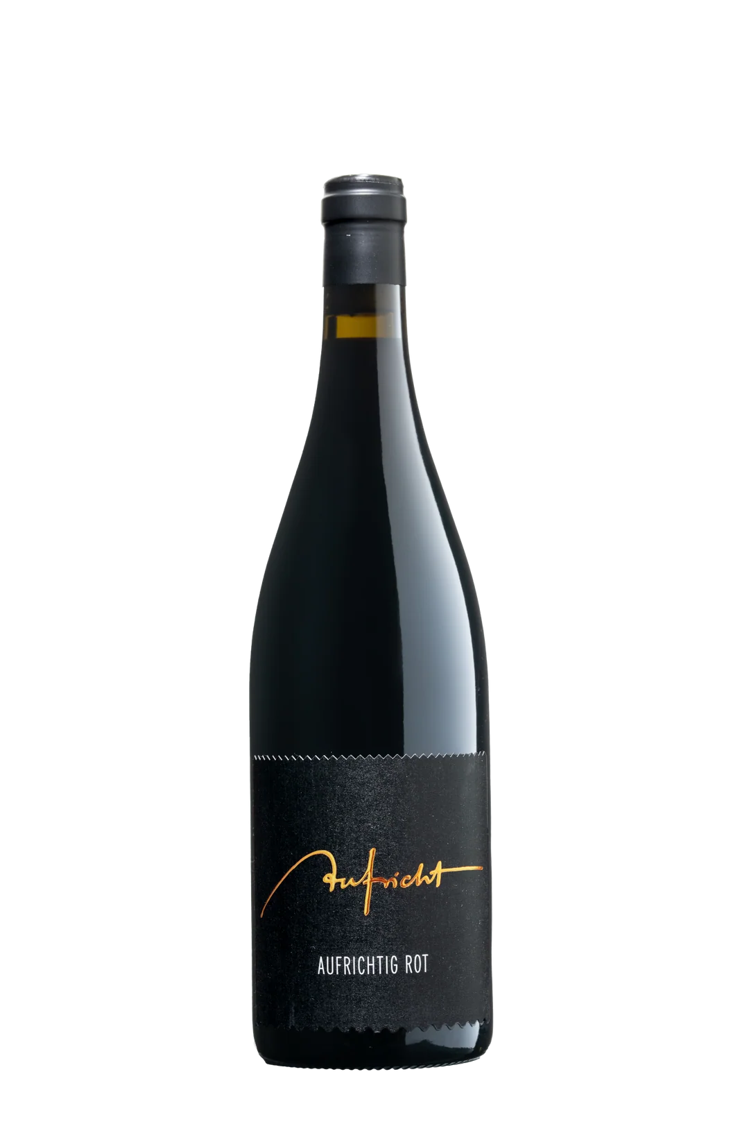 Flasche Aufrichtig Rot, Rotwein