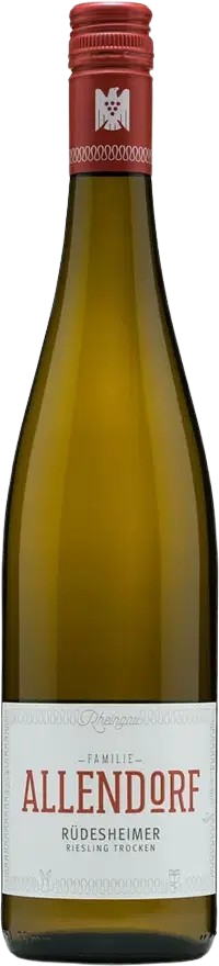 Riesling halbtrocken, Weinflasche