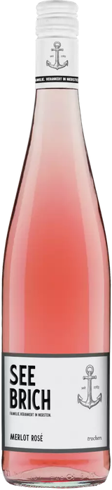 Merlot Rosé Alkoholfrei, Weinflasche